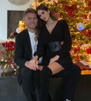 Jessica Melena with her husband Ciro Immobile.